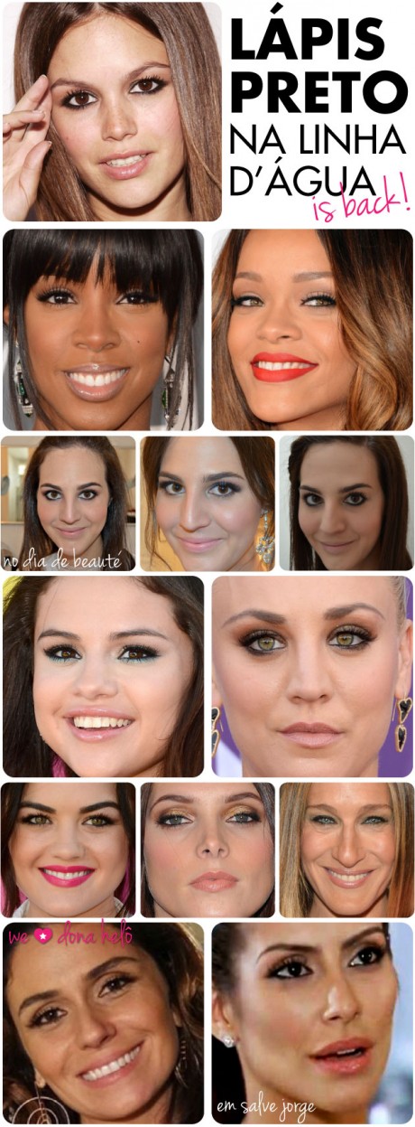 tendencia-maquiagem-lapis-de-olho-preto-inverno-2013-anos-90-90s-celebridades-maquigaem-make
